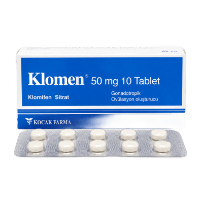 ქლომიდი Clomid (10 ტაბლეტი × 50 მგ)